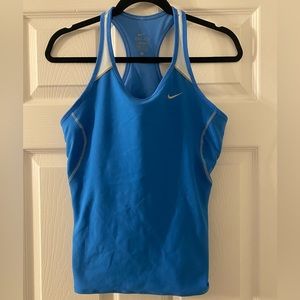 Nike Blue Tank Workout Top